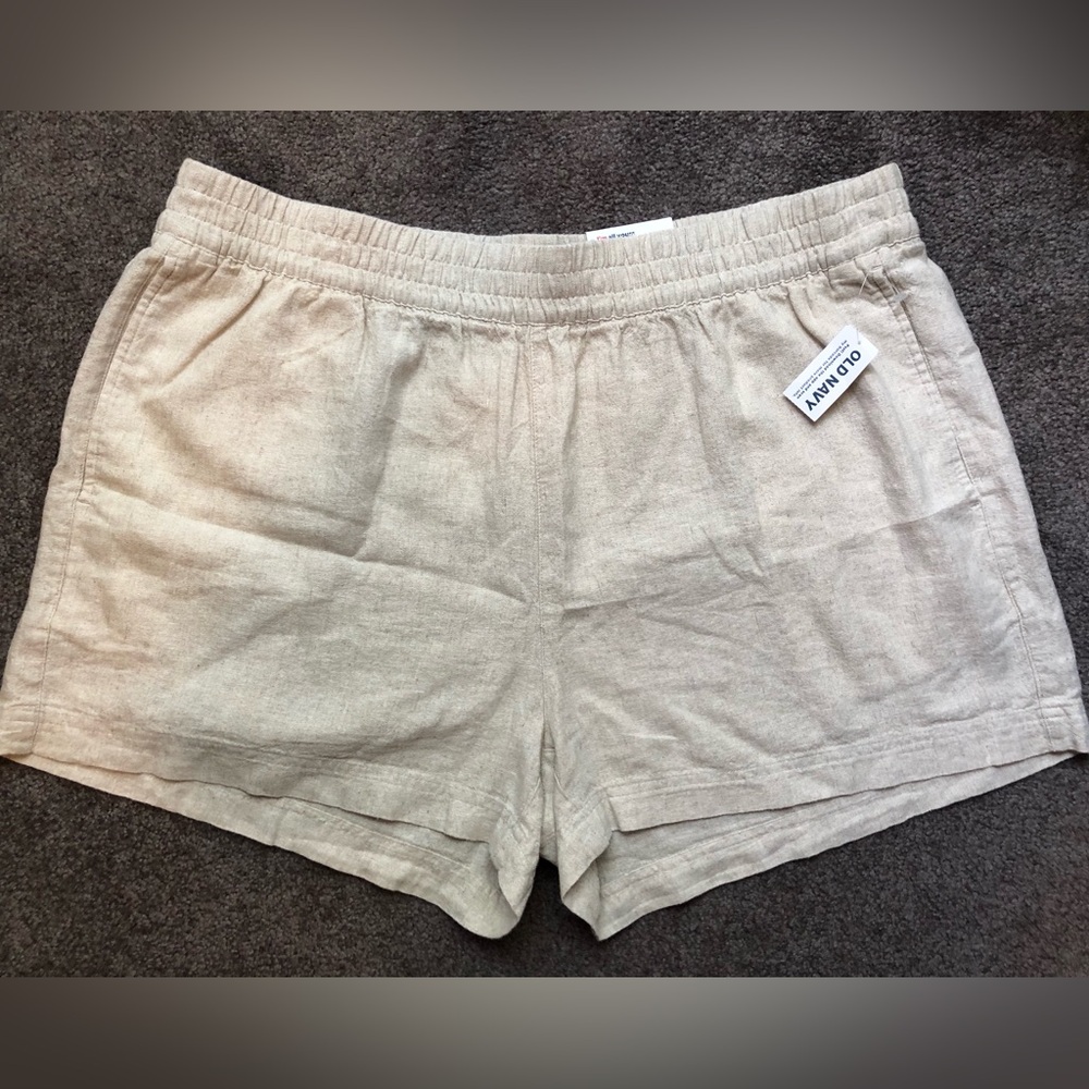 Linen blend NWT shorts